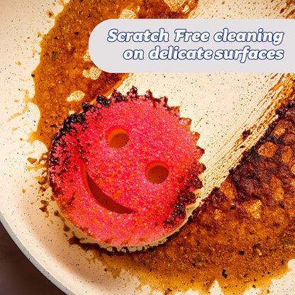 Scrub Daddy Scrub Mommy – Odor-Resistant Sponge Stays Hygienic for 8 Weeks, Family Safe Kitchen
