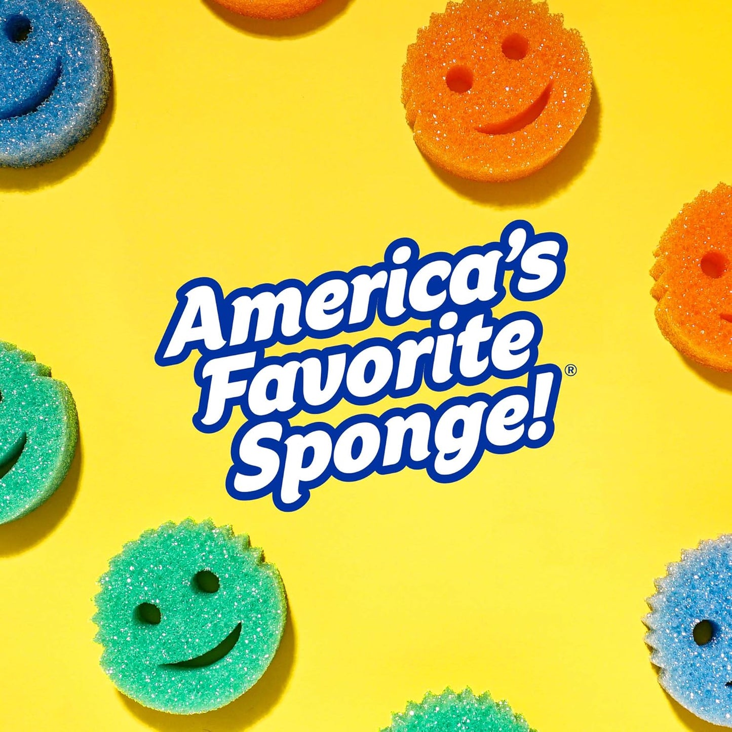 Scrub Daddy Sponge – Clean Lines, No Fuss Cleaning—One Multi-Purpose Sponge, Two Firmness Levels