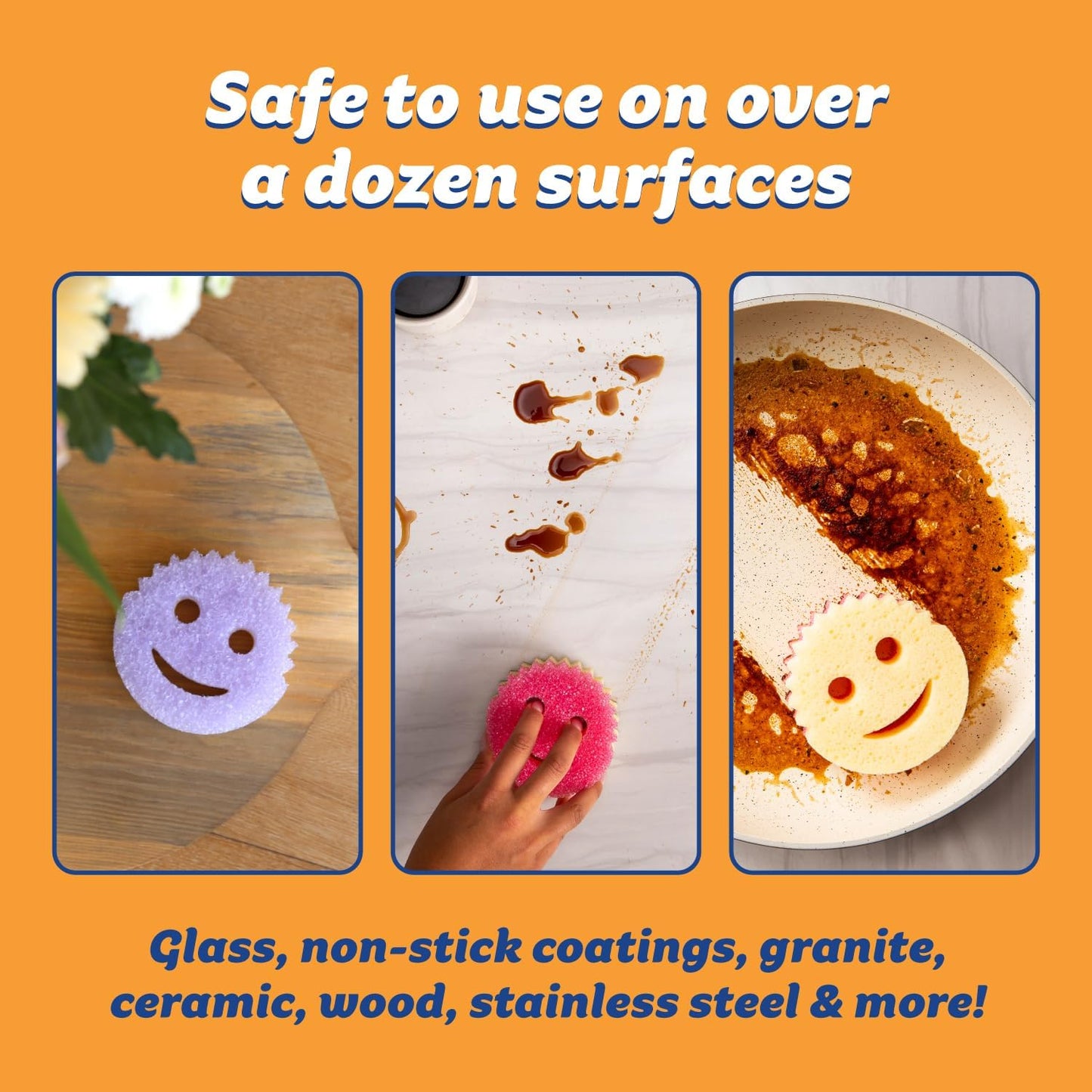Scrub Mommy Scratch-Free Cleaning System – Gentle on Surfaces, Safe for Children & Pet-Friendly Homes