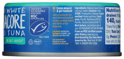 Sea Tales Single Serve Tuna Can – Ready When You Are Protein for Quick Desk Lunches