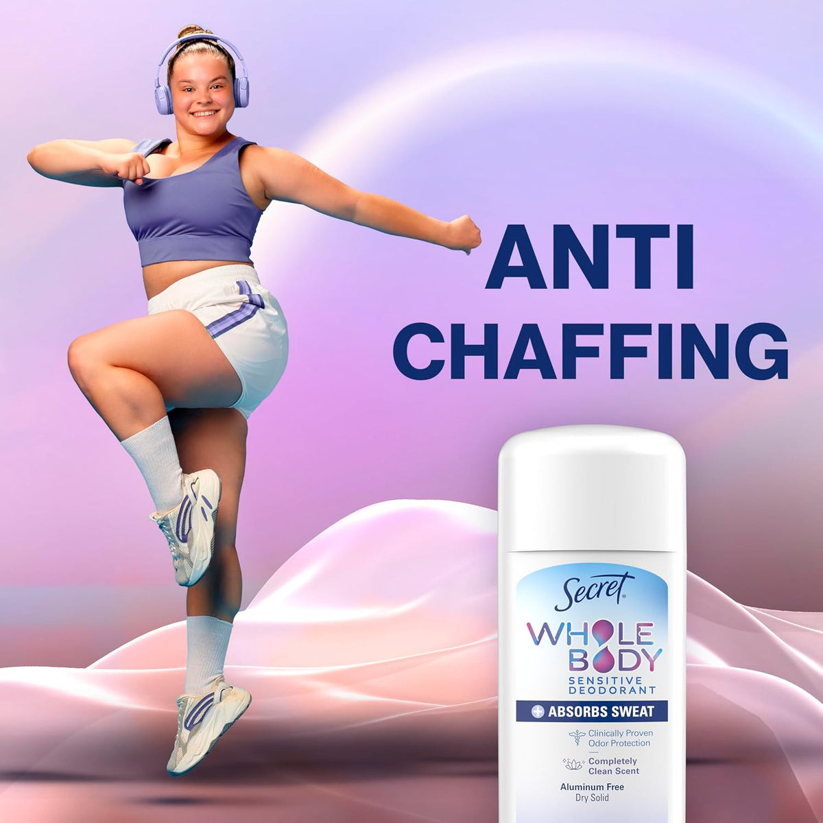 Secret Aluminum-Free Deodorant – Travel-Friendly Odor Control for Backpacking & Multi-Day Trips