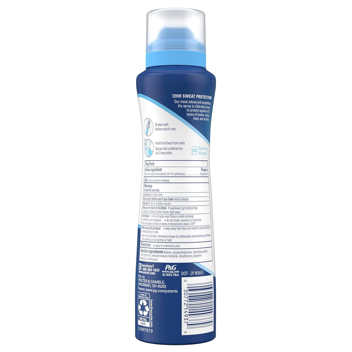 Secret Clinical Strength Dry Spray for Women – Practical Mother's Day Gift for Busy Working Moms