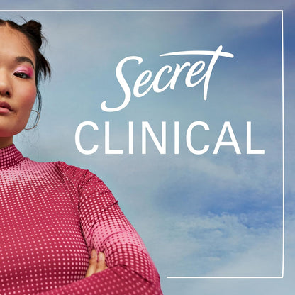 Secret Clinical Strength Unscented – Minimal, Efficient Daily Antiperspirant for Any Space