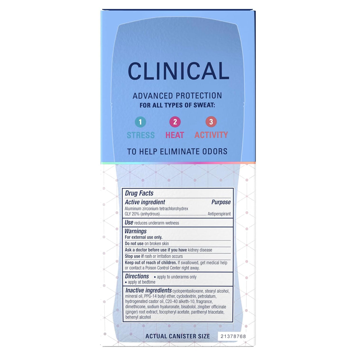 Secret Clinical Strength Unscented – Minimal, Efficient Daily Antiperspirant for Any Space