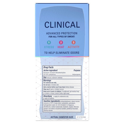 Secret Clinical Strength Unscented – Minimal, Efficient Daily Antiperspirant for Any Space