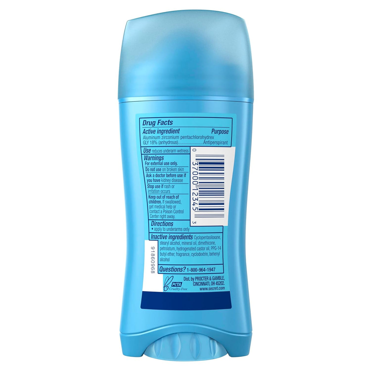 Secret Deodorant 2-Pack for Women – Practical Housewarming or Holiday Gift Set, Shower Fresh, 2.6 oz Each