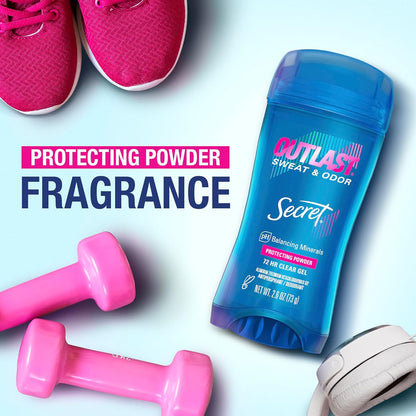 Secret Outlast Invisible Solid Antiperspirant for Women – Hike-Ready Toiletry Bag Pick, 72hr Humidity Defense