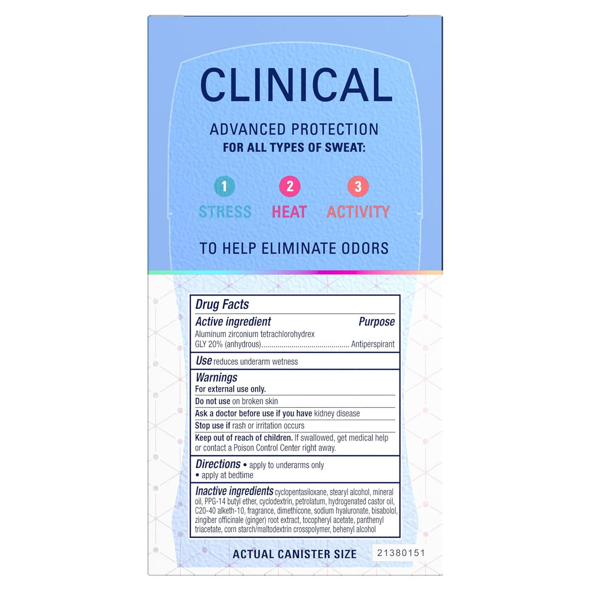 Secret Stress Response Antiperspirant – Clinical-Strength Sweat Control for Professional Women in Demanding Environments