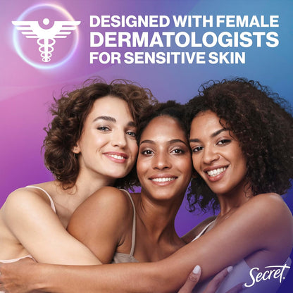 Secret Whole Body Deodorant Stick – Post-Shower Self-Care Ritual for Vanity and Bath Time, pH-Balanced Aluminum-Free 0.5 oz