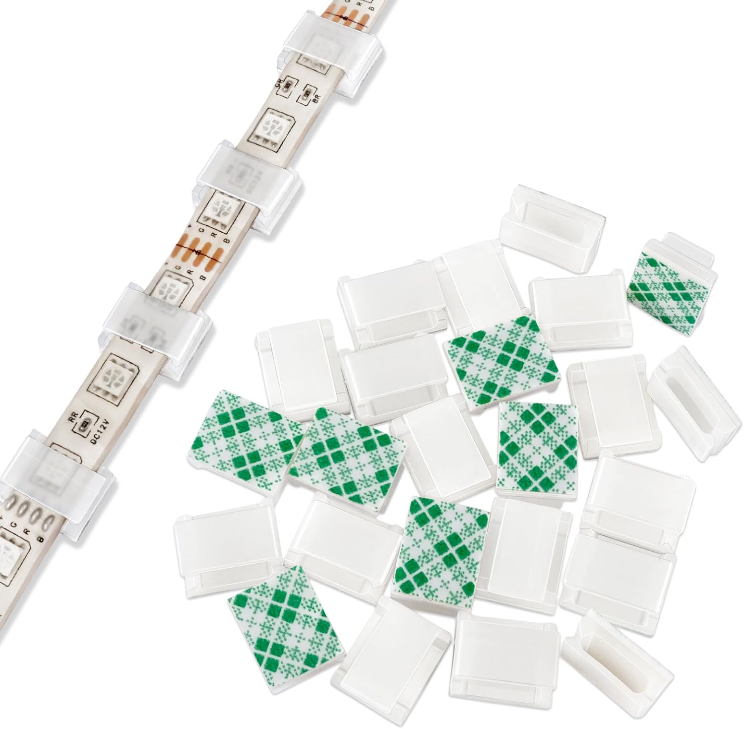 self-adhesive backing that bonds to smooth metal, plastic, wood, and ceramic surfaces