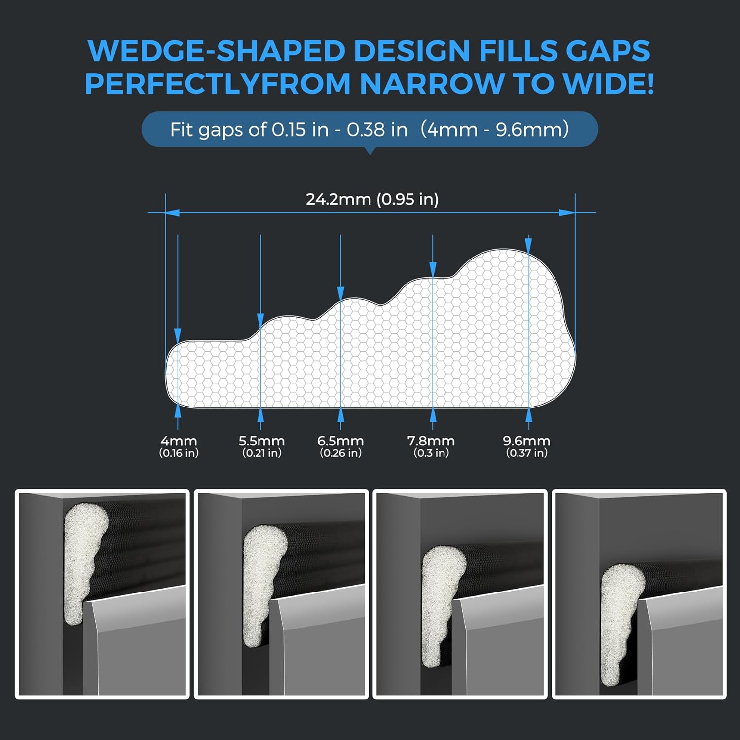 self-adhesive backing with strong grip that peels off cleanly without residue
