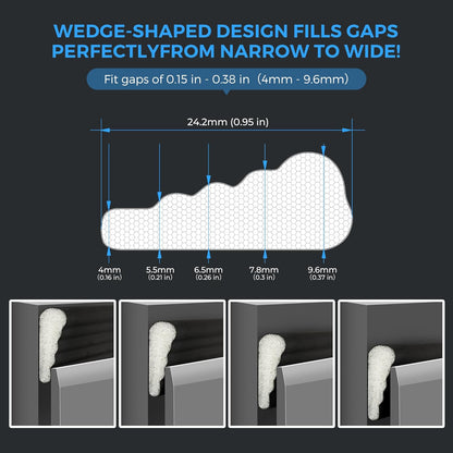 self-adhesive backing with strong grip that peels off cleanly without residue