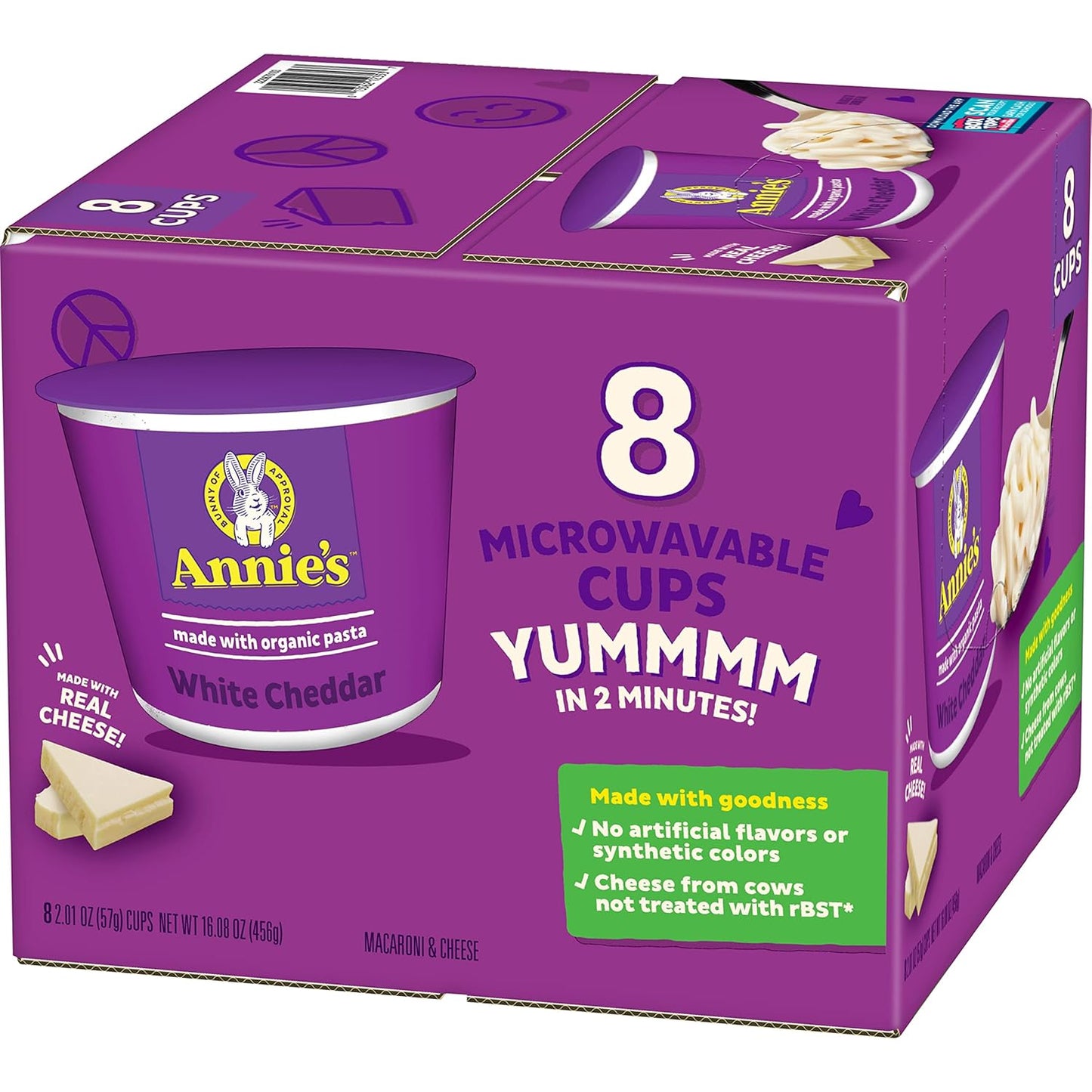self-contained 2.01 oz microwaveable cup — no pot or bowl required