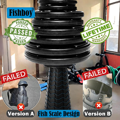 self-open prevention snap joints and non-slip base for safety