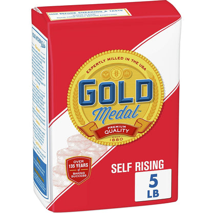 self-rising formulation with salt and leavening agents already blended in