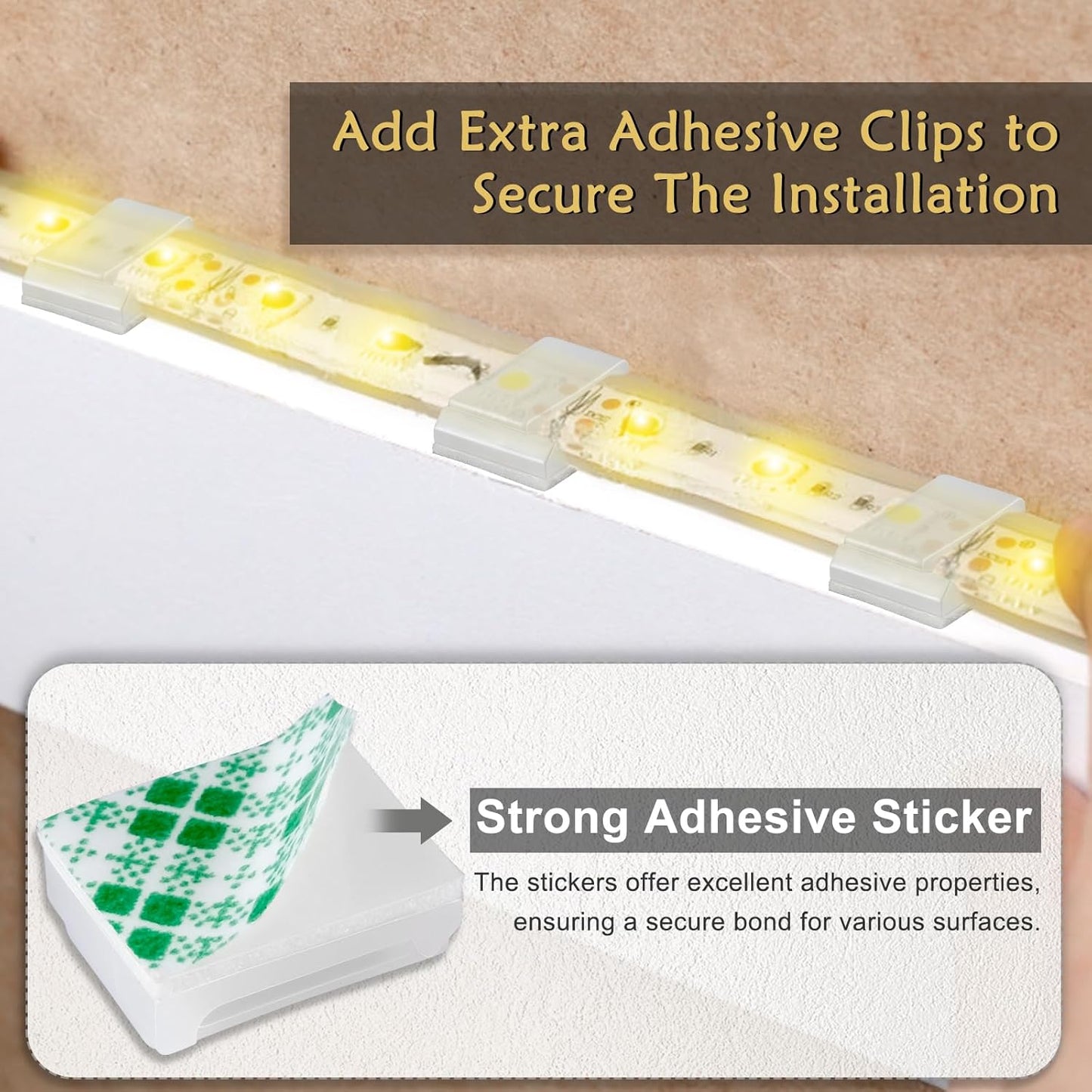 semitransparent material that does not block or distort light output