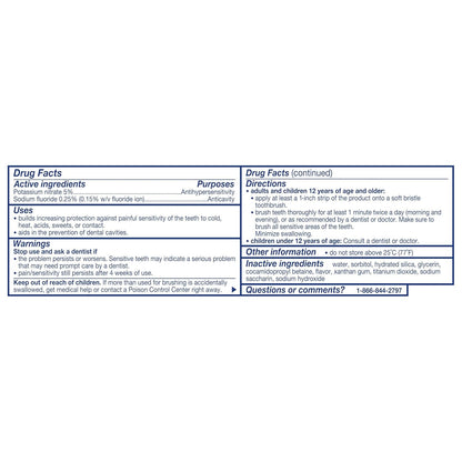 Sensodyne Cavity + Sensitivity Toothpaste – Restorative Brushing Routine After Acidic Drinks, Home Bathroom Wellness Essential