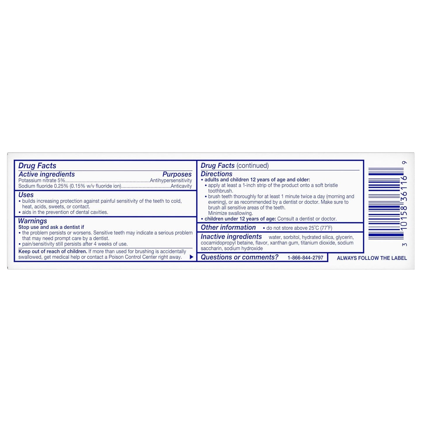 Sensodyne Cavity + Sensitivity Toothpaste – Restorative Brushing Routine After Acidic Drinks, Home Bathroom Wellness Essential
