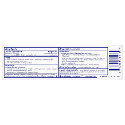 Sensodyne Cavity + Sensitivity Toothpaste – Restorative Brushing Routine After Acidic Drinks, Home Bathroom Wellness Essential