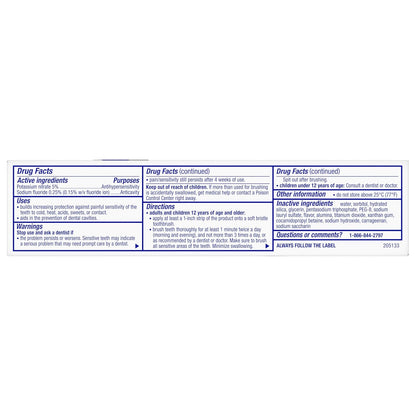 Sensodyne Clinical White Toothpaste – All-in-One Sensitive Teeth Formula for a Clutter-Free Counter