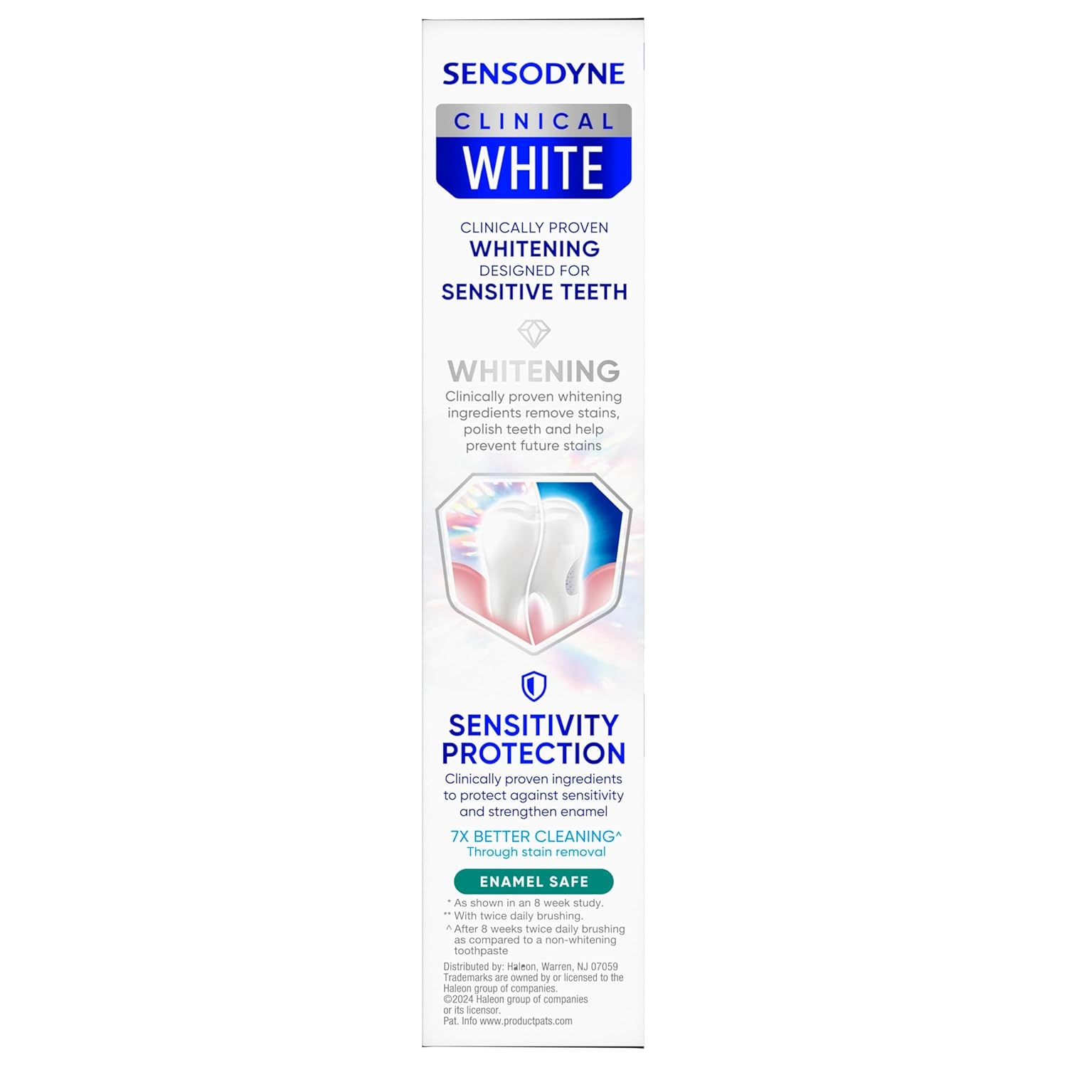 Sensodyne Clinical White Toothpaste Luxury Bundle – Dermatologist-Grade Whitening for Home Spa Ritual