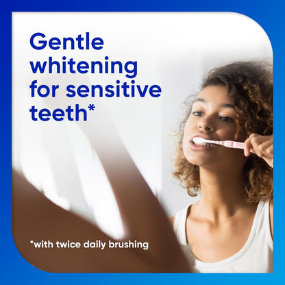 Sensodyne Essential Whitening – Stripped-Down Sensitivity Care for Intentional Homes, Cool Mint Bundle