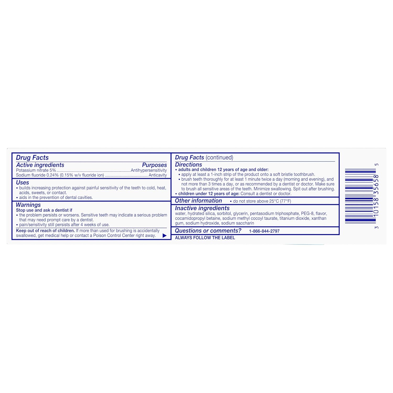 Sensodyne Essential Whitening – Stripped-Down Sensitivity Care for Intentional Homes, Cool Mint Bundle