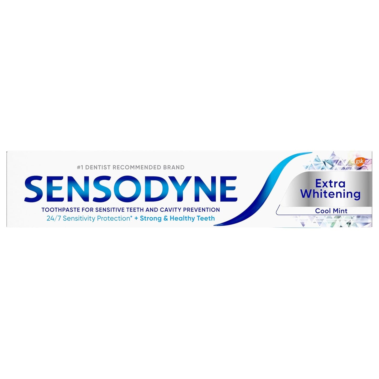 Sensodyne Essential Whitening – Stripped-Down Sensitivity Care for Intentional Homes, Cool Mint Bundle