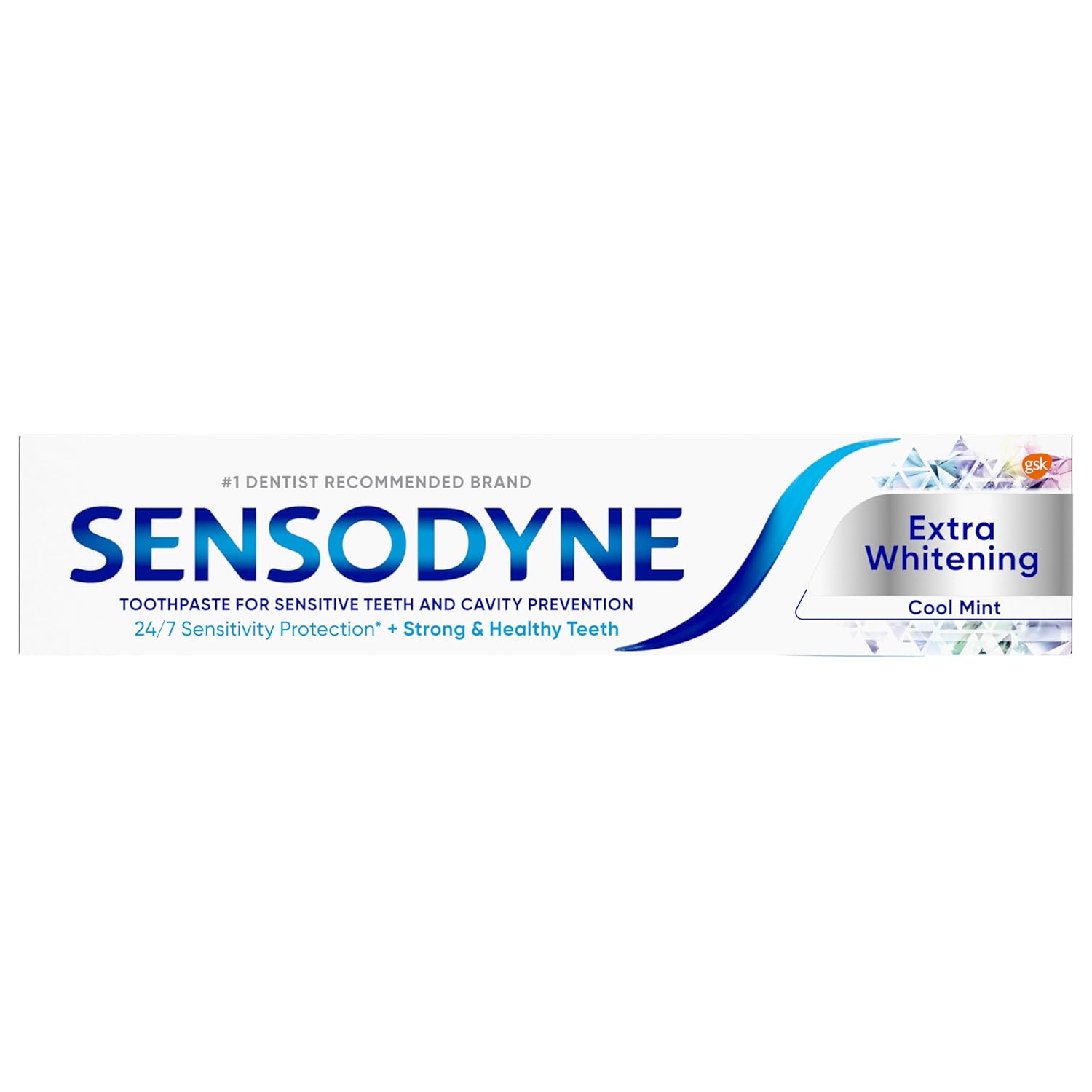 Sensodyne Essential Whitening – Stripped-Down Sensitivity Care for Intentional Homes, Cool Mint Bundle