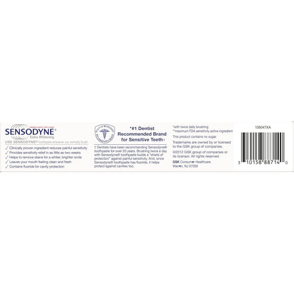 Sensodyne Extra Whitening Toothpaste for Sensitive Teeth – Gentle Whitening Twin Pack for Sensitive Smiles