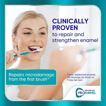 Sensodyne Pronamel Clinical Enamel Strength Toothpaste – Gentle Citrus Mint Formula Safe for Sensitive Adult Teeth 12+