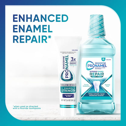 Sensodyne Pronamel Clinical Enamel Strength Toothpaste – Gentle Citrus Mint Formula Safe for Sensitive Adult Teeth 12+