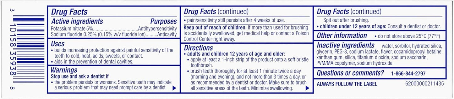 Sensodyne Pronamel Clinical Excellence Toothpaste – Elevated Dental Care with Lab-Tested Enamel Science (3 Pack)