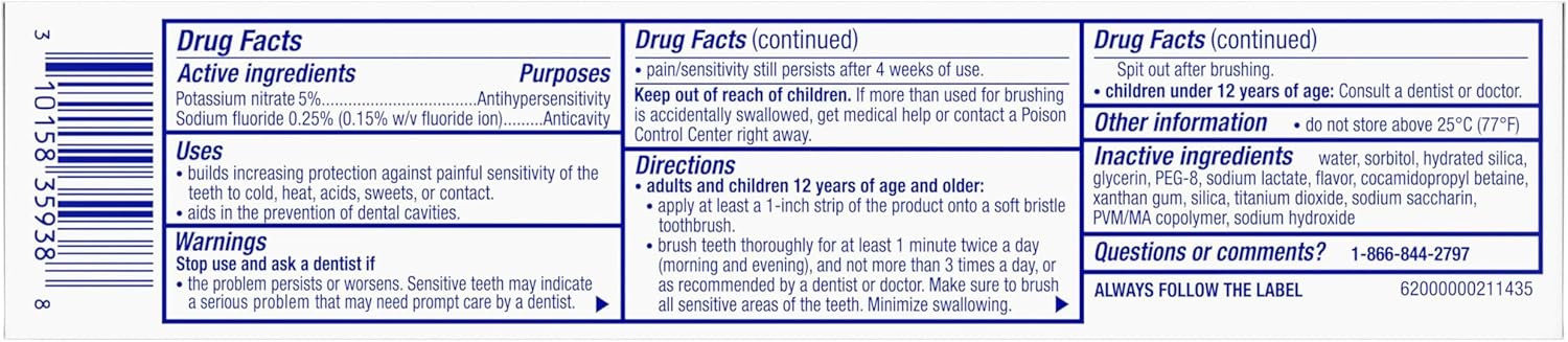 Sensodyne Pronamel Clinical Excellence Toothpaste – Elevated Dental Care with Lab-Tested Enamel Science (3 Pack)