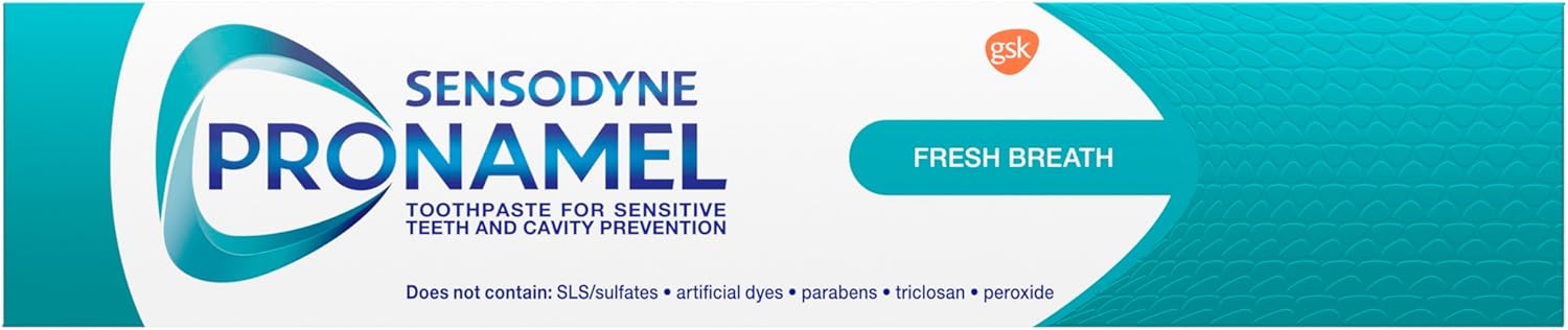 Sensodyne Pronamel Enamel Strengthening Toothpaste – Safe Daily Use with No Harmful Additives or SLS