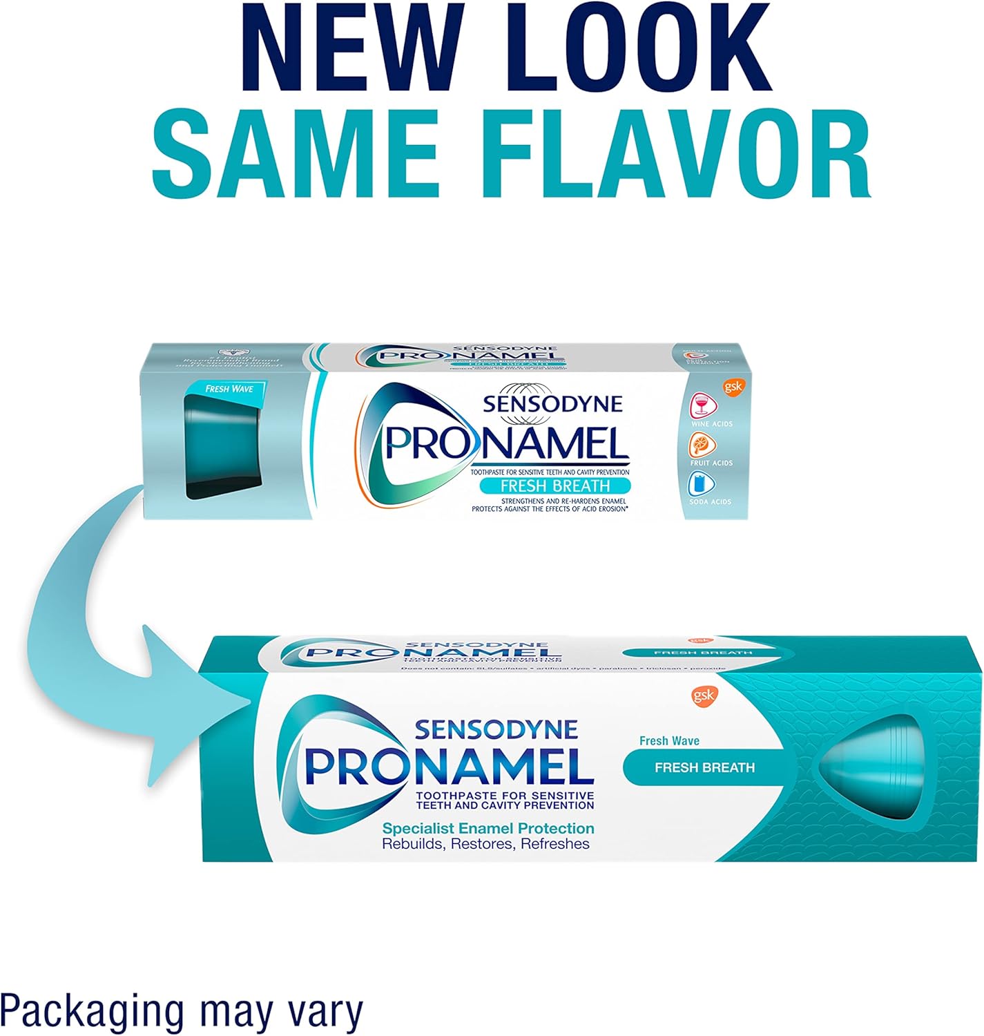 Sensodyne Pronamel Enamel Strengthening Toothpaste – Safe Daily Use with No Harmful Additives or SLS