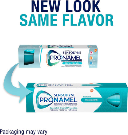 Sensodyne Pronamel Enamel Strengthening Toothpaste – Safe Daily Use with No Harmful Additives or SLS