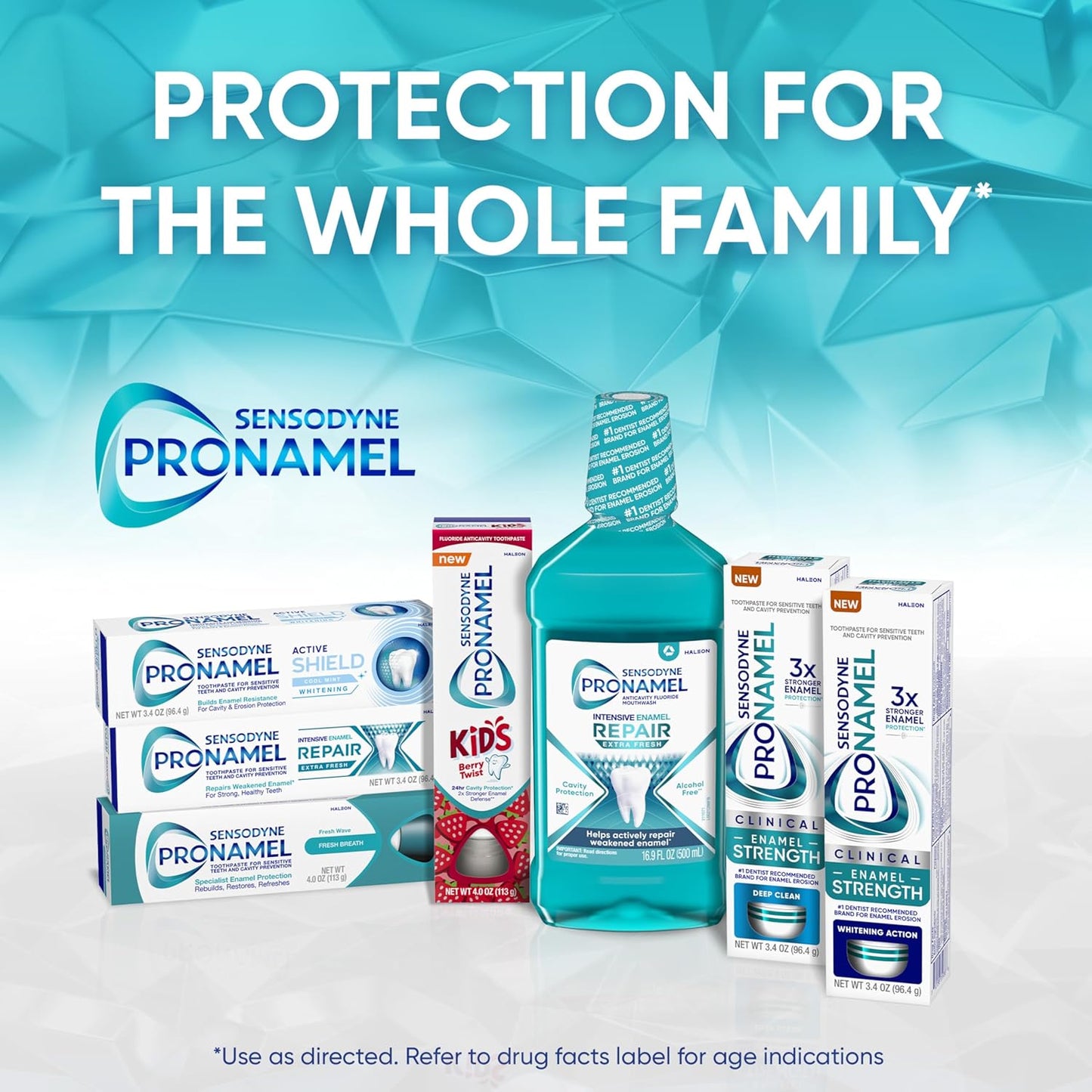 Sensodyne Pronamel Sensitive Toothpaste – Supporting Dental Health in Your Daily Care Ritual, Extra Fresh 4-Pack