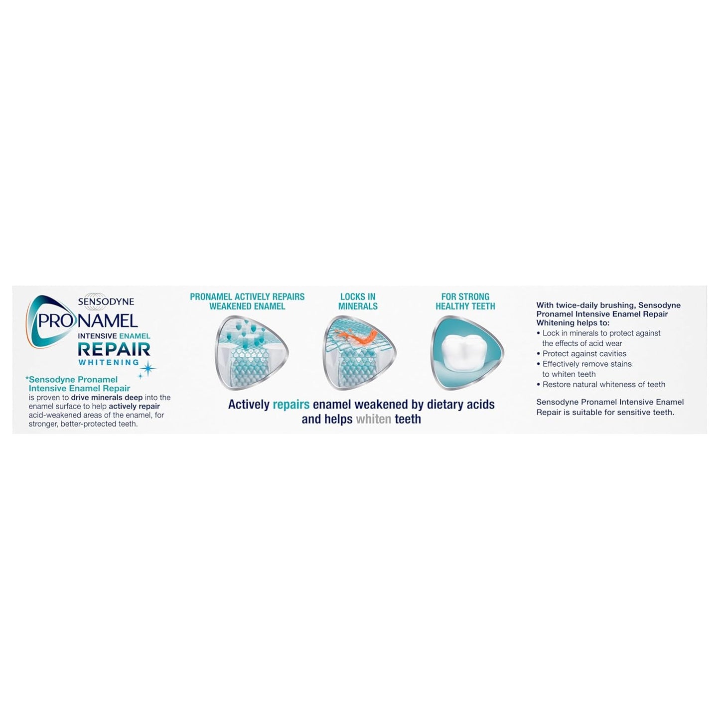 Sensodyne Pronamel Whitening Toothpaste – Cavity Prevention and Sensitivity Control for Uninterrupted Work Performance