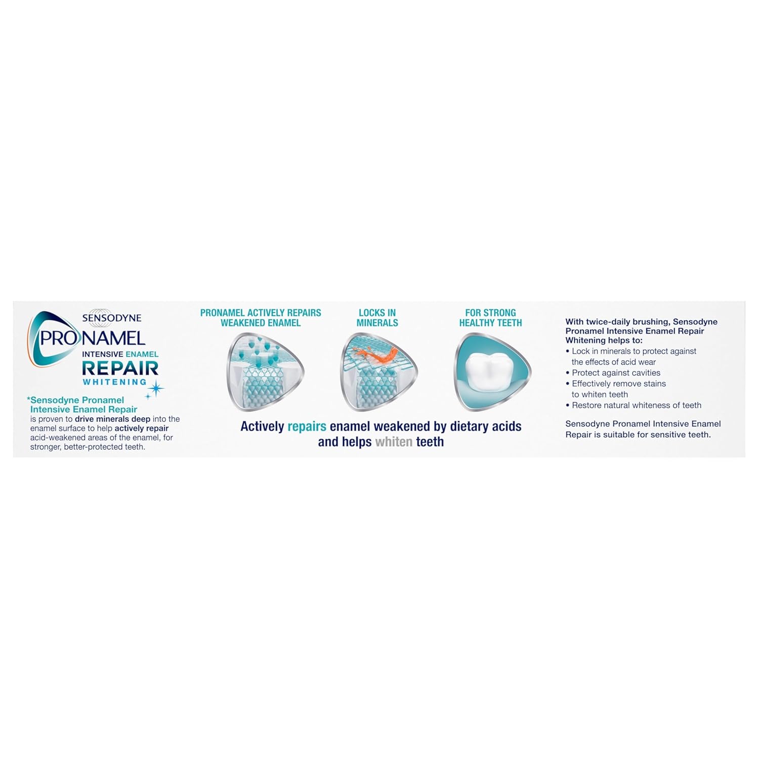 Sensodyne Pronamel Whitening Toothpaste – Cavity Prevention and Sensitivity Control for Uninterrupted Work Performance