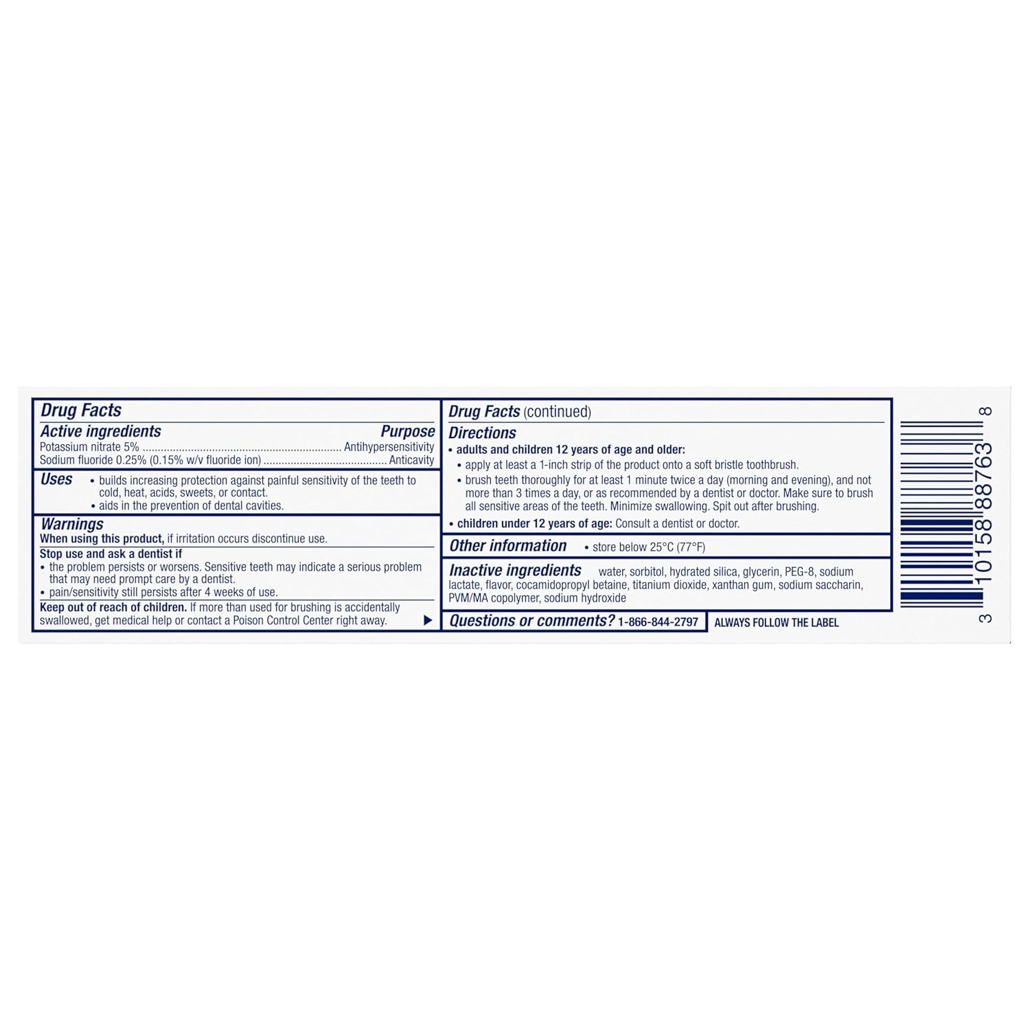Sensodyne Pronamel Whitening Toothpaste – Cavity Prevention and Sensitivity Control for Uninterrupted Work Performance