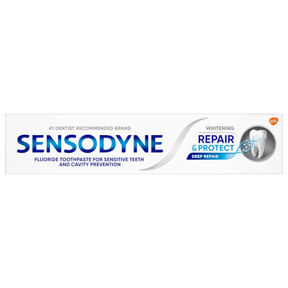 Sensodyne Repair and Protect Whitening – Dentist-Recommended Sensitivity Relief for Active Professionals