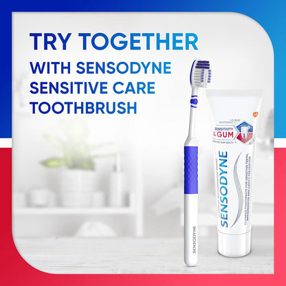Sensodyne Sensitivity & Gum Toothpaste for Sensitive Teeth – Neutral, Intentional Oral Care for Less-Is-More Vanities, 2.3 oz (Pack of 2)