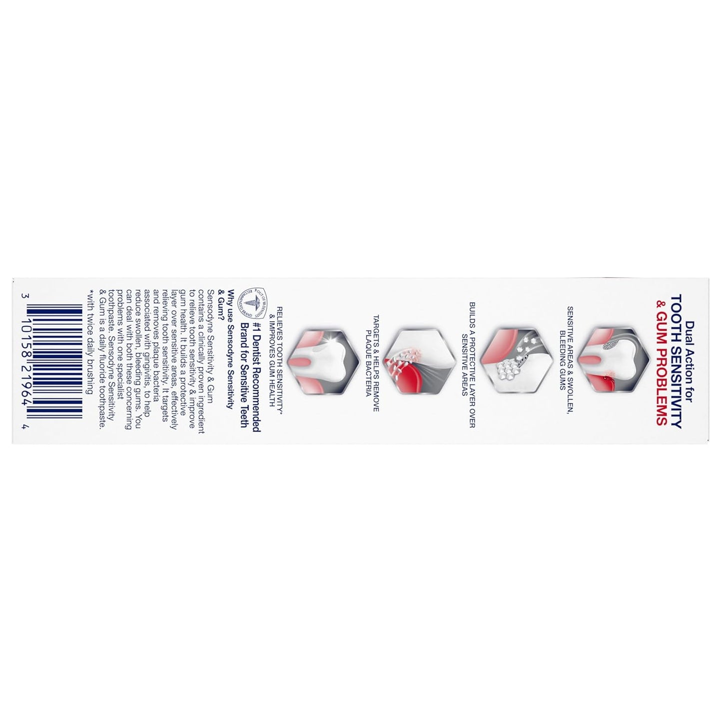 Sensodyne Sensitivity & Gum Toothpaste for Sensitive Teeth – Neutral, Intentional Oral Care for Less-Is-More Vanities, 2.3 oz (Pack of 2)