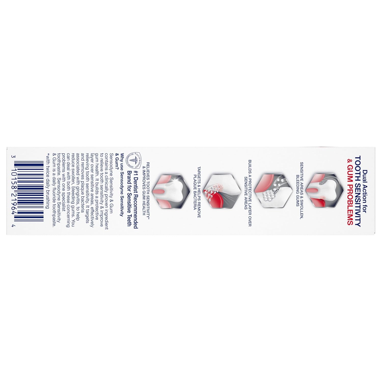 Sensodyne Sensitivity & Gum Toothpaste for Sensitive Teeth – Neutral, Intentional Oral Care for Less-Is-More Vanities, 2.3 oz (Pack of 2)
