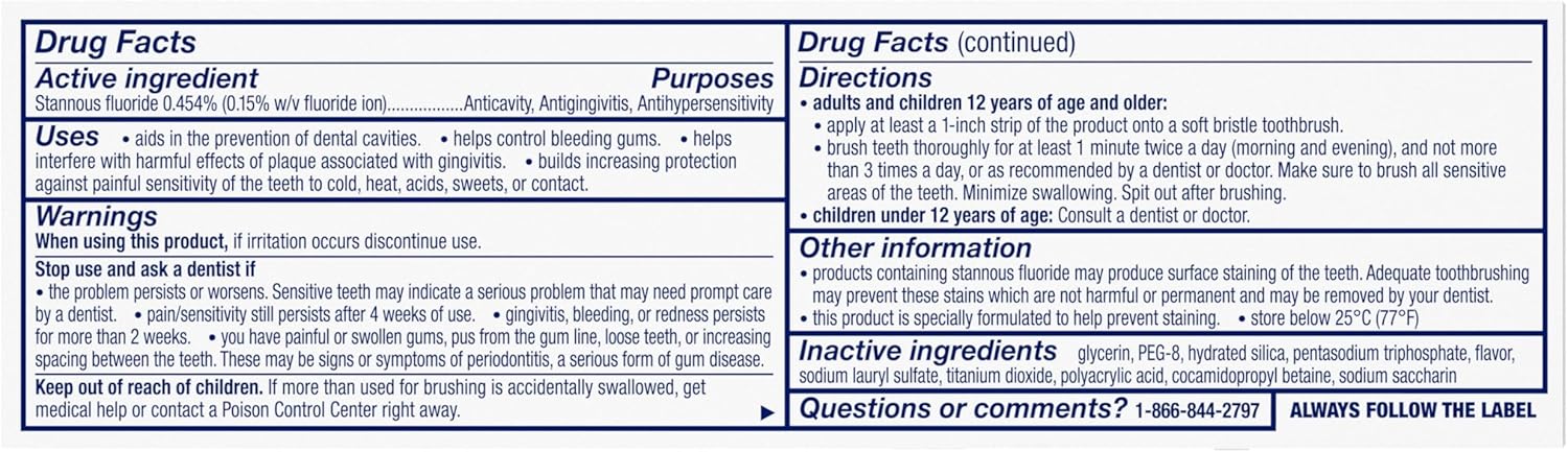 Sensodyne Sensitivity & Gum Whitening Toothpaste – Streamlined Oral Care for a Less-Is-More Home