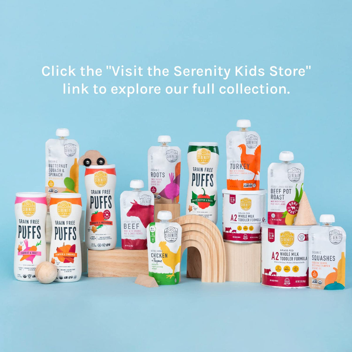 Serenity Kids Organic Baby Food Puree – Savory Veggie Pouch Perfect for Daycare Lunches and Travel with Babies 6+ Months