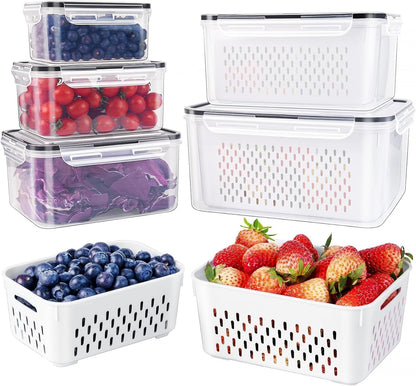 set of 5 graduated containers ranging from 300ml to 4200ml