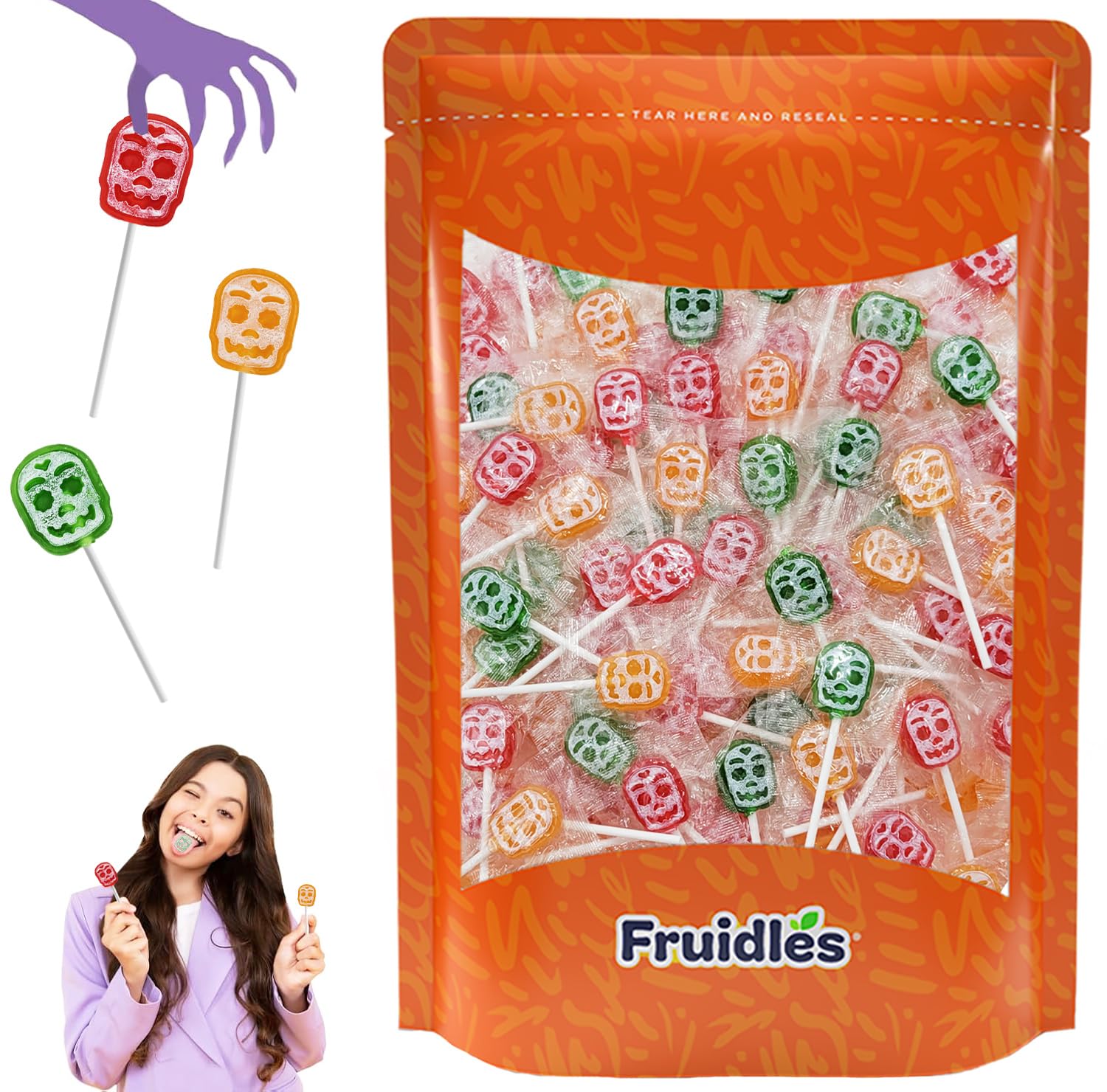 seven available size tiers from 0.5 lb up to 30 lb (1,800 pops)
