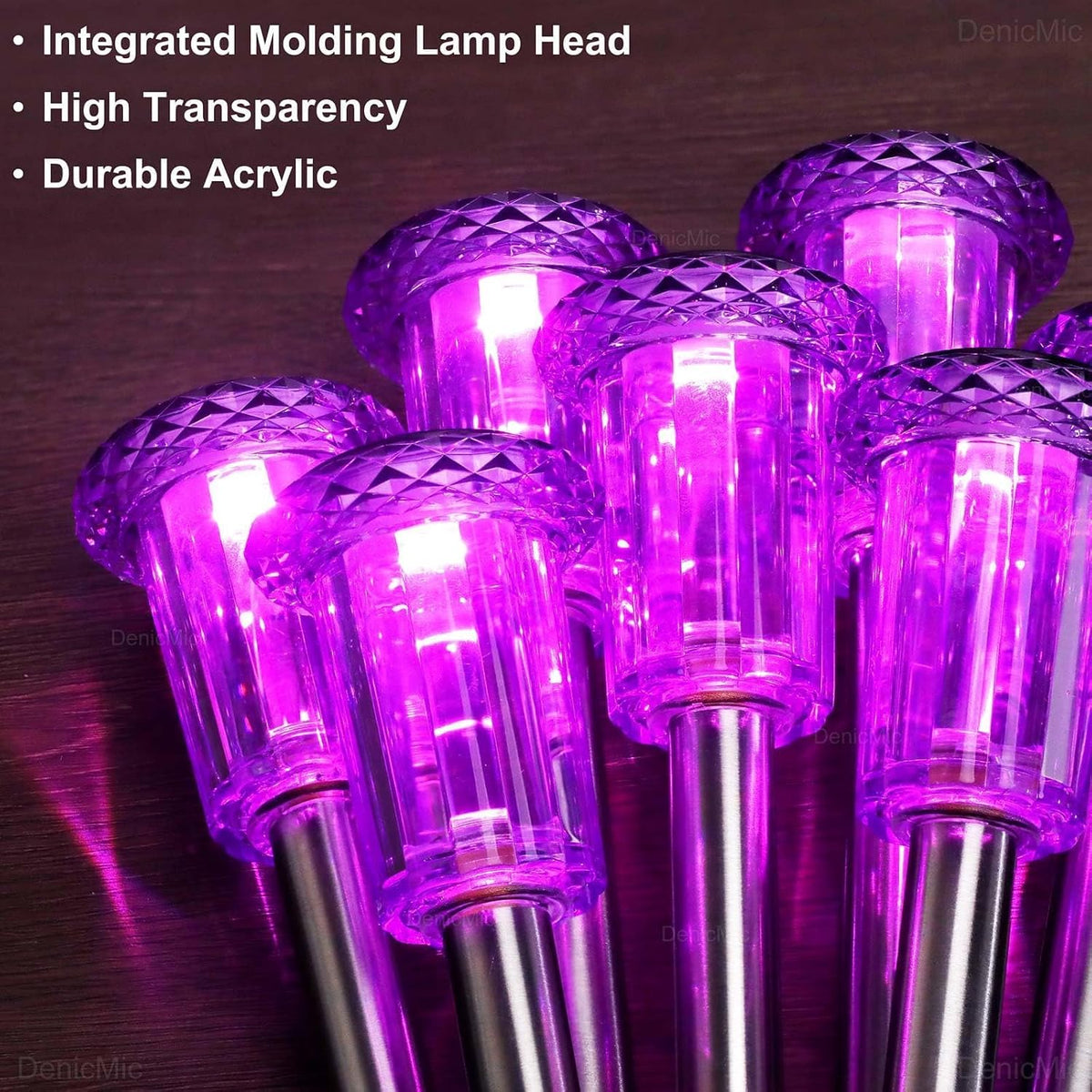 seven color variants including halloween-specific purple, orange, and green, plus color-changing option